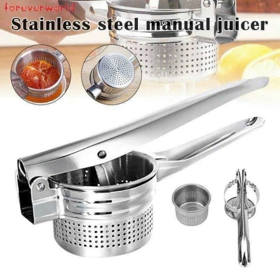 ÉP HOA QUẢ INOX CẦM TAY