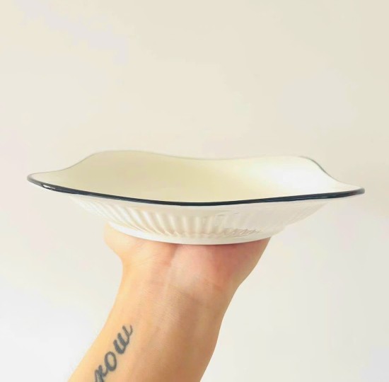 DĨA VUÔNG 8.5INCH SÂU LÒNG SET 10C