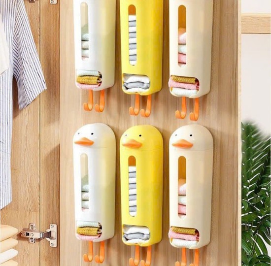 HỘP ĐỰNG ĐỒ LÓT, TẤT DÁN TƯỜNG CON VỊT