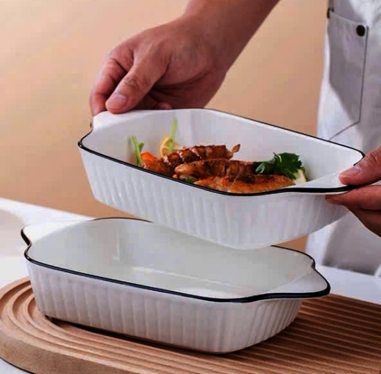 SET 10C TÔ CHỮ NHẬT TRẮNG VIỀN ĐEN 10.5
