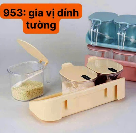 SET 3C GIA VỊ DÁN TƯỜNG 0953