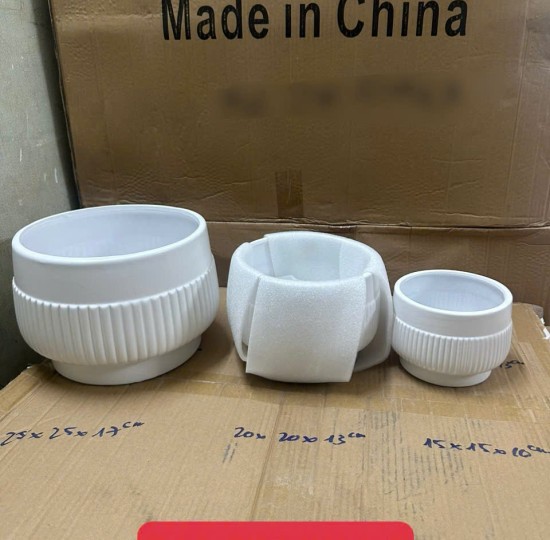 BỘ 3 CHẬU TRỒNG CÂY JW0784 VÀ JW0785