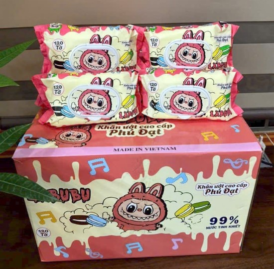 THÙNG 32 GÓI KHĂN ƯỚT PHÚ ĐẠT