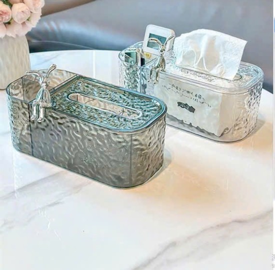 HỘP ĐỰNG GIẤY TRONG SUỐT CÓ CON THỎ CHÂN DÀI
