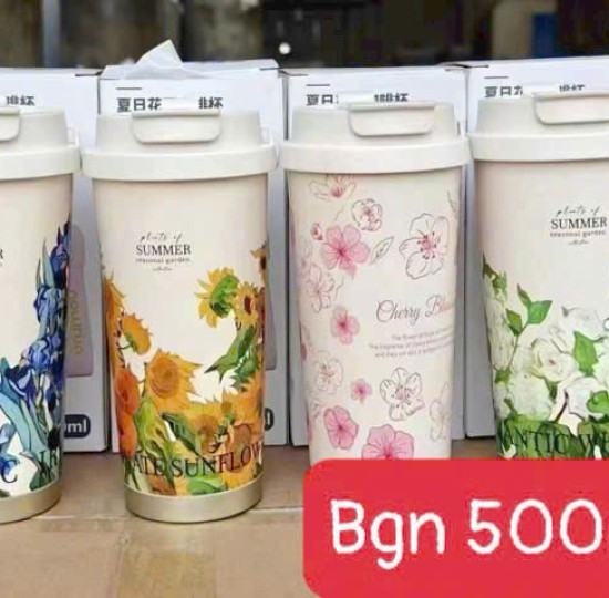 LY NHIỆT 500ML 3D HOA