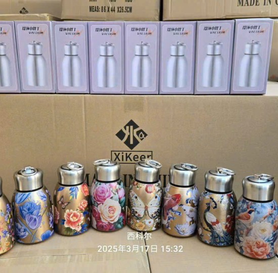 BÌNH ĐỨC 300ML IN HÌNH CÔNG, BƯỚM, HOA