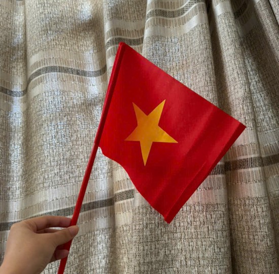 LÁ CỜ VẢI CẦM TAY