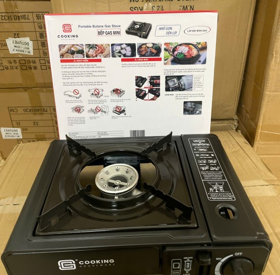 BẾP GAS DU LỊCH MINI HÀNG TRUNG CÓ HỘP