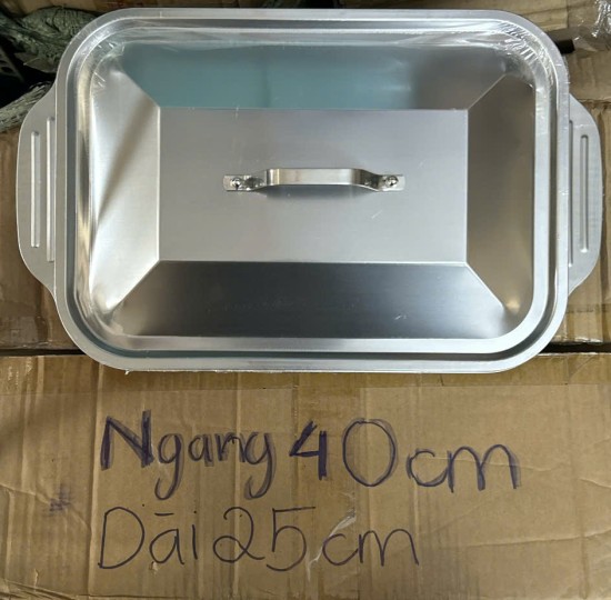KHAY INOX HCN CÓ NẮP ĐẬY