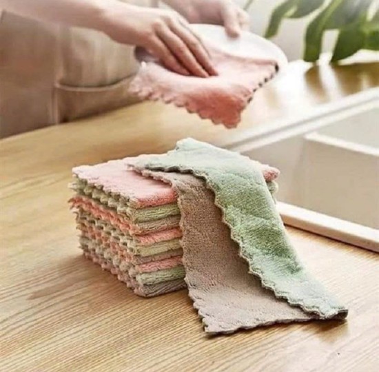 SET 10C KHĂN LAU ĐA NĂNG 2 MÀU