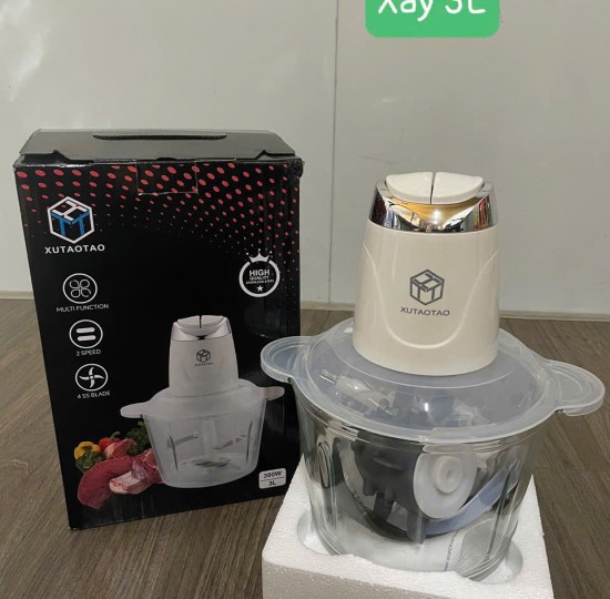 MÁY XAY THỊT CỐI THỦY TINH 3 LÍT
